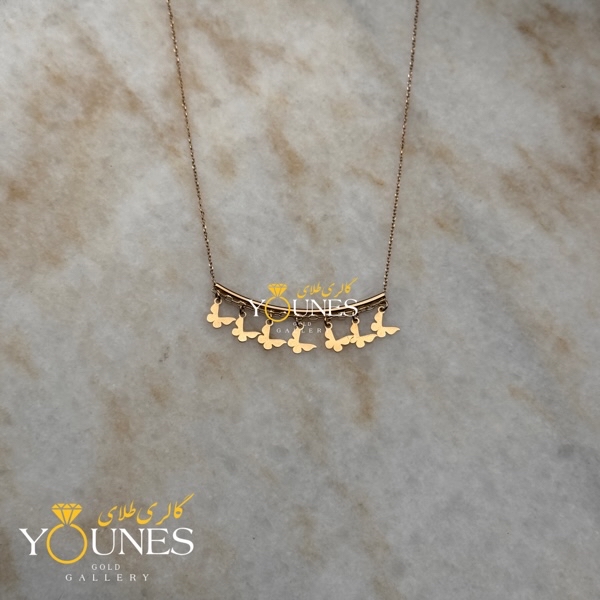 گردنبند پروانه ای طلا
